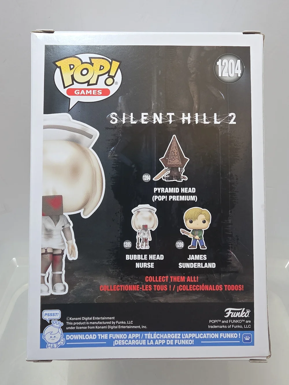 Funko Pop! Games Silent Hill 2 Bubble Head Nurse #1204 Vinyl Figure NIB (ZZ)